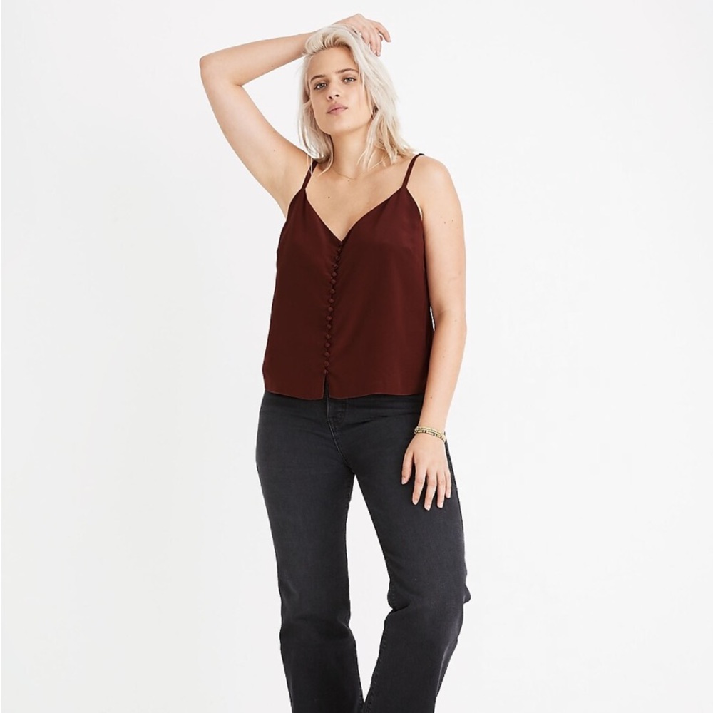 MADEWELL NWT Burnt Orange Camisole Top - Size 12